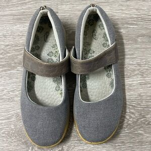 Chaco Womens Gala Mary Janes Shoes Blue Fabric Slip On